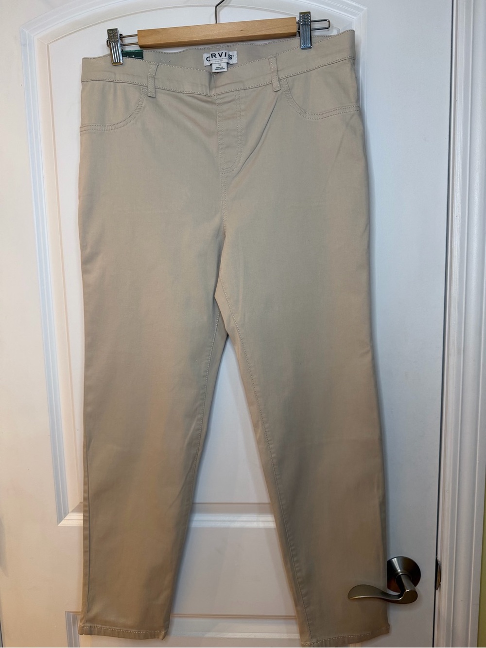 Orvis Stretch Twill Ankle Pants in Khaki, size 12, NWT